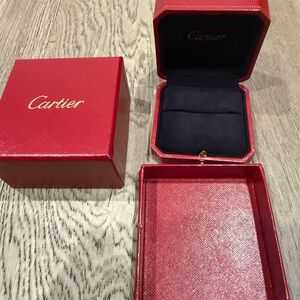Cartier Red and Black Jewelry Box